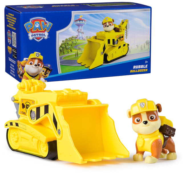 Paw Patrol, Rubble’s Bulldozer Toy Truck with Coll
