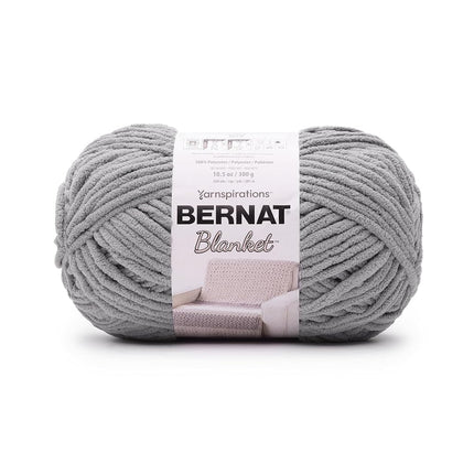 Bernat Blanket BB Vapor Gray Yarn - 2 Pack of 10.5oz/300g - Polyester - #6 Super Bulky - 220 Yards - Knitting, Crocheting, Crafts & Amigurumi