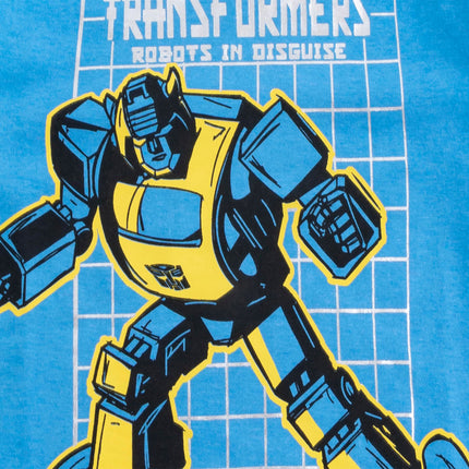 Transformers Hasbro Boys Long Sleeve Shirt for Toddlers and Big Kids, 3 Pack, Blue/black, 5