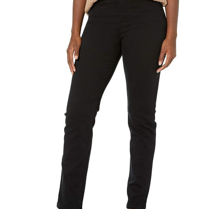 Gloria Vanderbilt Women's Amanda Classic Tapered Jean, Black, 20W / 29L
