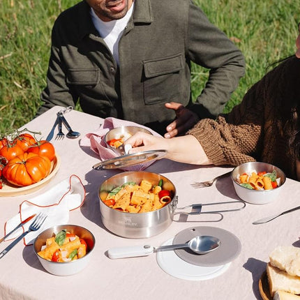 Stanley Wildfare Pro Stainless Steel Bowl | 16 oz Stackable Bowl | Camping Essentials for Your Camp Kitchen