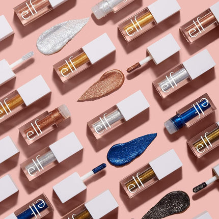 e.l.f. Liquid Glitter Eyeshadow, One Swipe Coverage, Comfortable Wear with Minimal Fallout, Long-Lasting Glitter, Mermaid Shimmy