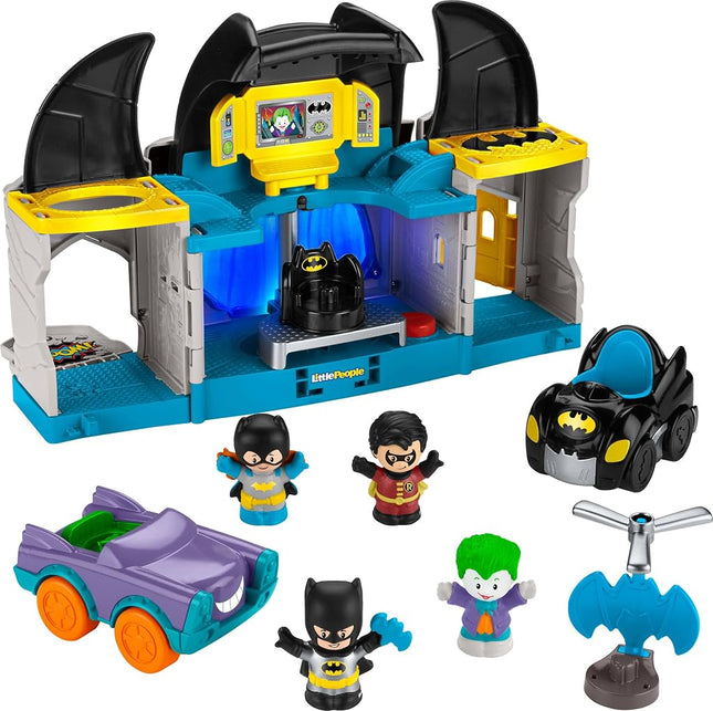 Fisher-Price Little People DC Super Friends Deluxe Batcave Playset