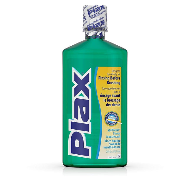 Plax Advanced PreBrushing Dental Rinse, Soft Mint,