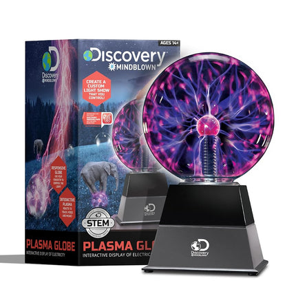 Discovery Kids 6" Plasma Globe Lamp with Interacti