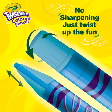 Lápices de colores retorcidos Crayola Twistables, 24 unidades