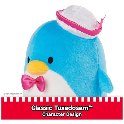 GUND Sanrio Tuxedo Sam Plush, Penguin Stuffed Animal for Ages 1 and Up, Blue, 6”