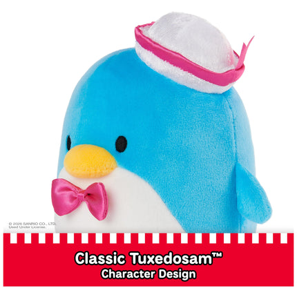 GUND Sanrio Tuxedo Sam Plush, Penguin Stuffed Animal for Ages 1 and Up, Blue, 6”