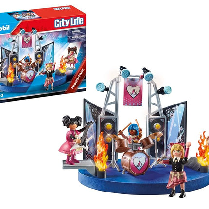 Playmobil 71042 Music Band Promo Pack, music, band practice, Figure set, Fun Imaginative Role-Play, PlaySets Suitable for Children Ages 4+