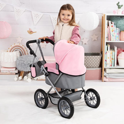 Bayer Trendy Baby Dolls Pram, Foldable Pushchair, 46cm Dolls, Fairy Design