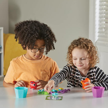 Learning Resources Grab That Monster Fine Motor Activity Set - Toddler Skills Games, Occupational Therapy Toys, Preschool Learning Activities