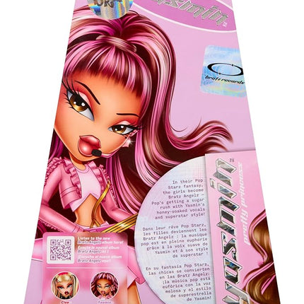 Bratz Pop Starz Yasmin - Fashion Doll with Collectable Charm, Outfit and Music Accessories