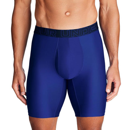 Under Armour Men's Tech 9-inch Boxerjock 2-Pack, Royal Solid 3 Pack, 3XL