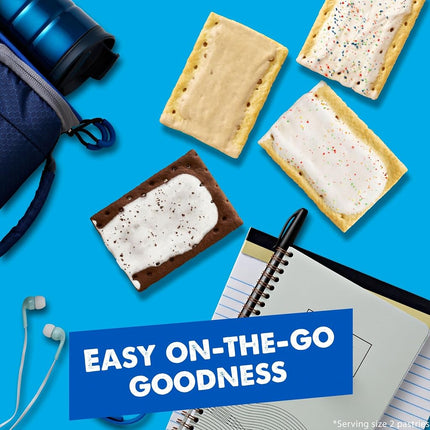 Pop-Tarts Pasteles Tostados, Alimentos para el Desayuno, Bocadillos para Niños, Paquete Surtido (5 Cajas, 60 Pop-Tarts)