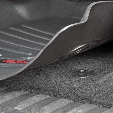 Rough Country - M-20713 - Tapetes de alta resistencia - Combo delantero y trasero (modelos Crew Cab) para Chevrolet: 07-13 Avalanche 1500 4WD/2WD, 07-13 Silverado 1500 4WD/2WD, 07-14 Silverado 2500 HD 4WD/2WD, 07.