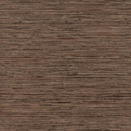 ROOMMATES Brown Faux Grasscloth Self Adhesive Wall