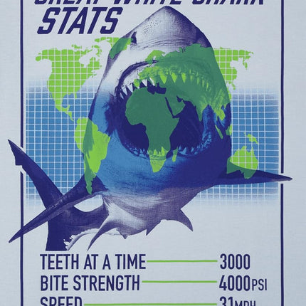 Lot de 3 t-shirts à manches courtes pour garçons The Children's Place, Tigre de Sibérie/Grand requin blanc/Incroyable lézard, Taille XL