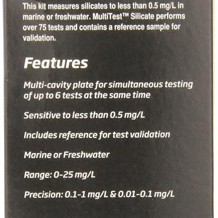 Seachem MultiTest Silicate Test Kit, All Size (SC97604)