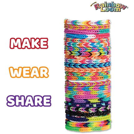 Rainbow Loom: AutoLoom Refill Pack: Neon - DIY Bracelet Craft Kit, 11,000 Rubber Bands in 22 Vibrant Colors, 1 AutoLoom, Jewelry Activity Set, Kids 7+