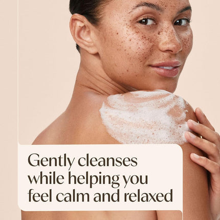 Aveeno Stress Relief Body Wash with Nourishing Oat & Lavender Scent for Sensitive Skin, Gently Cleanses & Helps You Feel Calm & Relaxed in the Shower, Soap-Free, 33 fl. oz