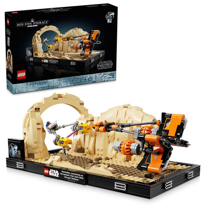 LEGO Star Wars: The Phantom Menace Mos ESPA Podrace Diorama, Build and Display Model for Adults, Star Wars Fan Gift with Anakin Skywalker's Podracer, Collectible May The 4th Be with You D�cor, 75380
