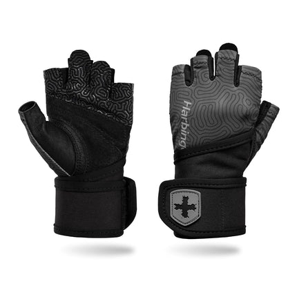 Harbinger Pro Wristwrap Gloves 3.0 - Enhanced Grip