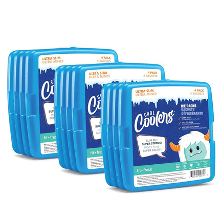 Cool Coolers By Fit & Fresh 12 Pack Slim Ice Packs