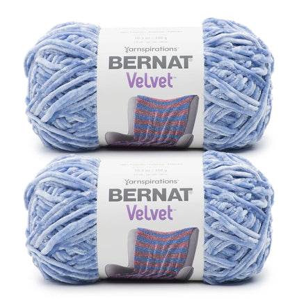 Bernat Yarn, Polyester, Smokey Blue, 2 Pack