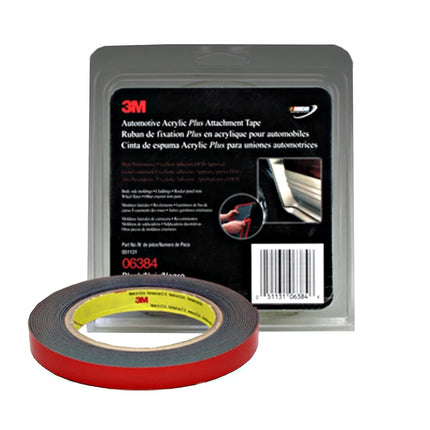 3M 06384 Automotive Acrylic Plus Attachment Tape, 