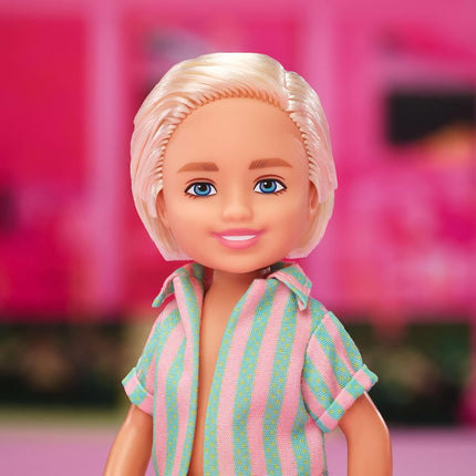Barbie The Movie Chelsea Collectible 4-Pack Dolls, Includes, Ken, President, Gloria Characters with Removable Outfits, JBH77