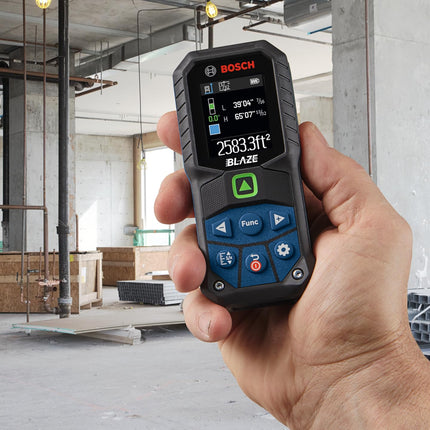 Bosch GLM165-27CGL 165' BLAZE Ergonomic Cordless Green Laser Measure w/Bluetooth