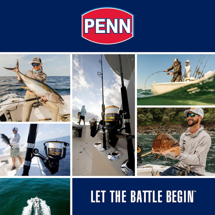 PENN Rival™ Level Wind, Fishing Reel, Conventional Reels, Sea - Boat and Kayak Fishing Reel - Heavy Duty Saltwater Reel for Cod, Bass, Flatfish, Rays, Tope, Pollack, Black/Silver, 20 | Right Hand