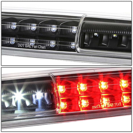 DNA MOTORING 3BL-GMC99-LED-BK Black Housing LED High Mount 3rd Third Brake Light [Compatible with 1999-2007 Silverado 1500-3500& Classic / 1999-2007 Sierra 1500-3500 & Classic]