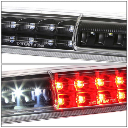 DNA MOTORING 3BL-GMC99-LED-BK Luz de freno LED de montaje alto, tercera, con carcasa negra [Compatible con 1999-2007 Silverado 1500-3500 y Classic / 1999-2007 Sierra 1500-3500 y Classic]