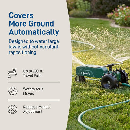 Orbit 58322 Traveling Sprinkler ,Green