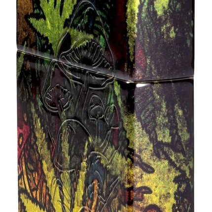 Zippo Fungi Fusion Design 540 Tumbled Brass Pocket Lighter