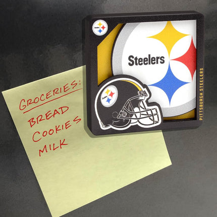 YouTheFan NFL Pittsburgh Steelers 3D Logo Series Magnets
