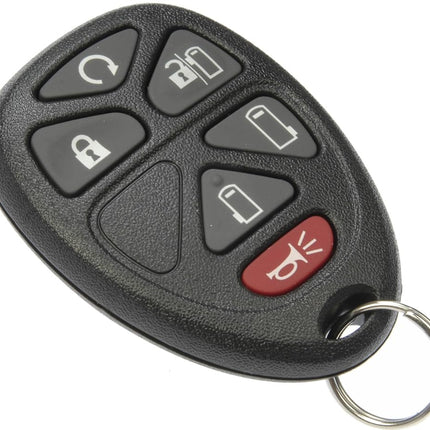 Dorman 13727 Keyless Entry Remote 6 Button Compatible with Select Chevrolet/GMC Models, Black