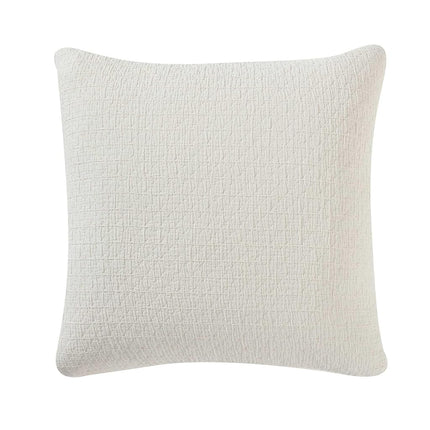 Nautica - Throw Pillow, Super Soft Constructions with Zip Closure, Ideal for Couch or Bed, Coastal Home Essentials (Wave Texture White, 20" x 20")