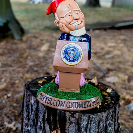 BigMouth Inc Sleepy Biden Garden Gnome Statue, Outdoor Lawn & Yard Figurine Sculpture Decorations, Funny Political Gag Gift