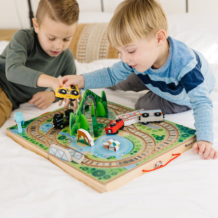 Melissa & Doug | Take-Along Railroad