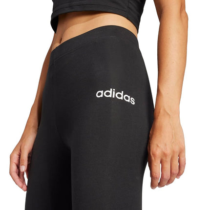 adidas Women's Essentials Linear Cotton Leggings, Warm Tone/White, XL
