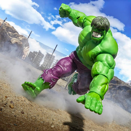 Marvel Legends Maximum Series Hulk, Deluxe Hulk Comics Collectible 6-Inch Scale Action Figure, with Incredible Articulation and Smashing Accessories, Superhero Toys for Ages 4+