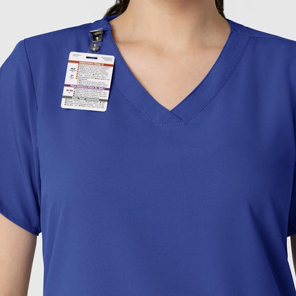 WonderWink Women's Basic V-Neck Top, Galaxy Blue, XX-Small