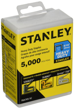 Stanley TRA705-5C 5,000 Units 5/16-Inch Heavy Duty