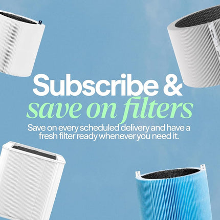 BLUEAIR Blue Pure 121 Genuine Replacement Filter, Particle and Activated Carbon, Fits Blue Pure 121 Air Purifier