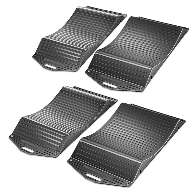 DNA Motoring Premium Tire Saver Ramps - Anti-Slip 