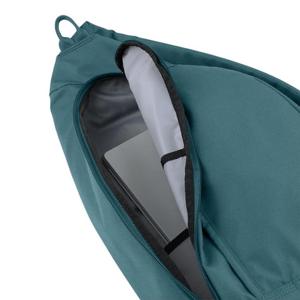 Carhartt Durable Sling Bag, Crossbody Backpack with Side Release Buckle, Tablet Sleeve and Adjustable Strap, Harbor Teal, 10L