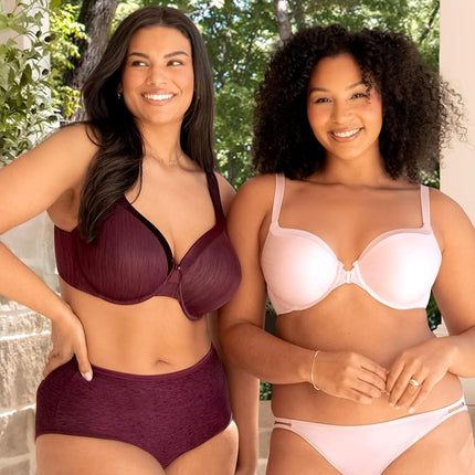 Vanity Fair Women's Illumination ZonedIn Support Full Figure Underwire Bra 76338, Steele Violet, 40DD