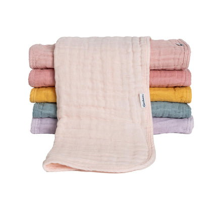 Gerber Baby Unisex Muslin Burp Cloths 6-Pack, Mult
